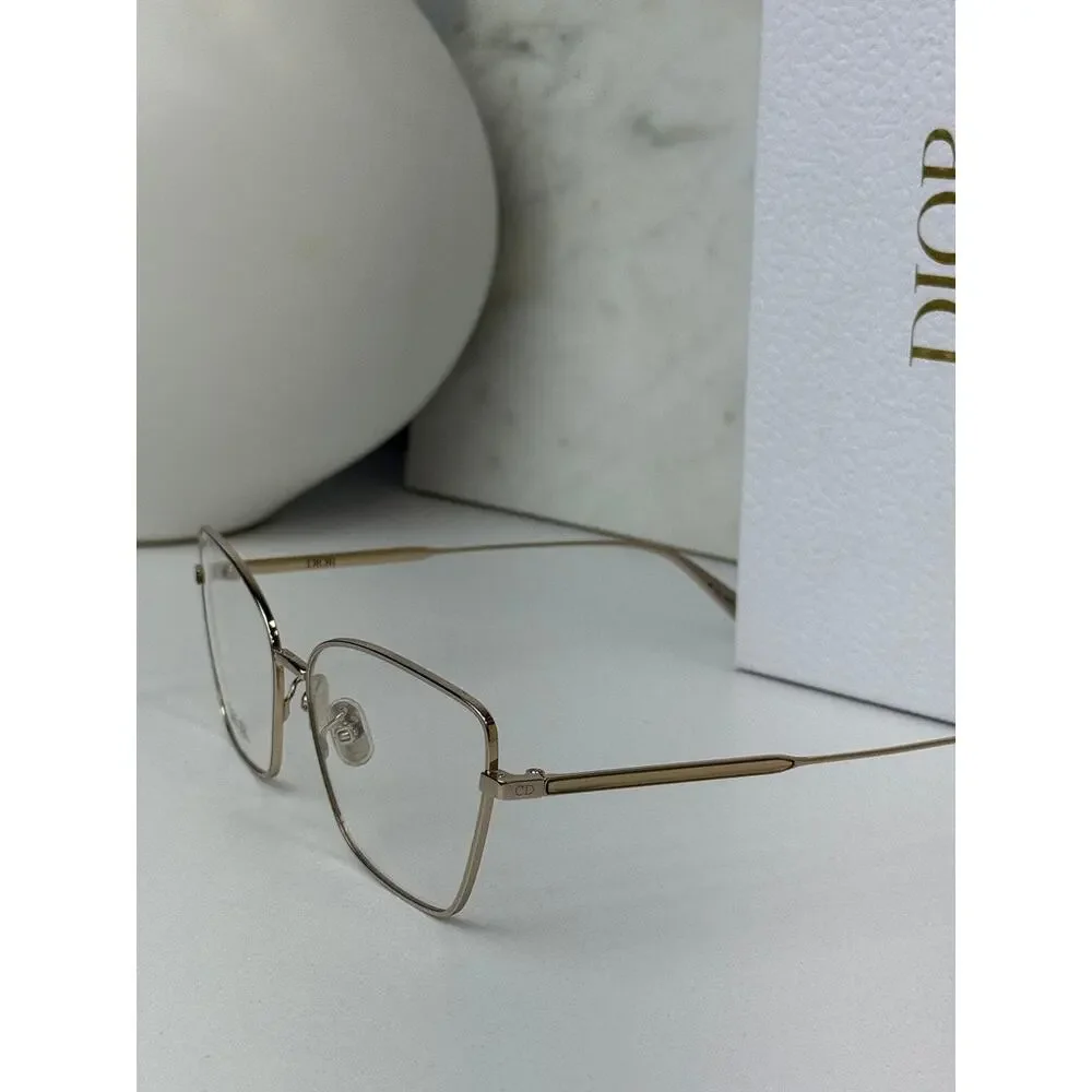 NEW Dior GemDiorO B2U Eyeglasses Frames in Rose Gold - Picture 3 of 6